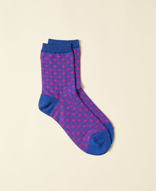 Women's Sheer Socks Paprika - Sapphire Fizz