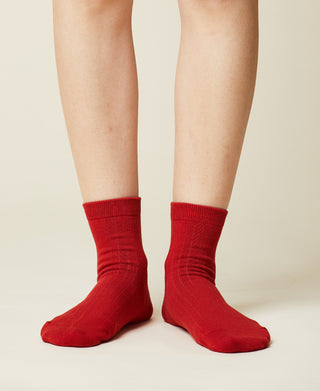 Women's Cotton Ankle Socks - Cinnamon
