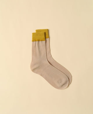 Women's Sheer Socks Noe - Scallop Shell