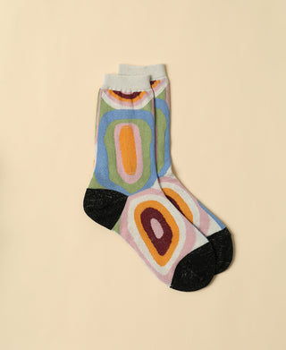 Women's Abstractionist Sheer Socks