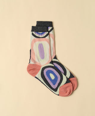 Women's Abstractionist Sheer Socks