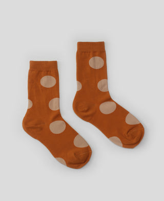 Women's Polka Dot Cotton Socks - Sienna