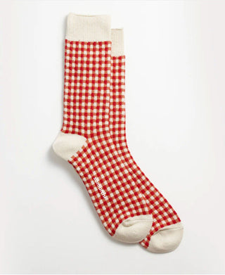 Unisex Gingham Socks