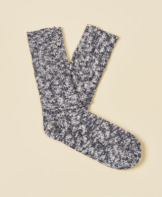 Women's Mélange Rugged Socks - Navy