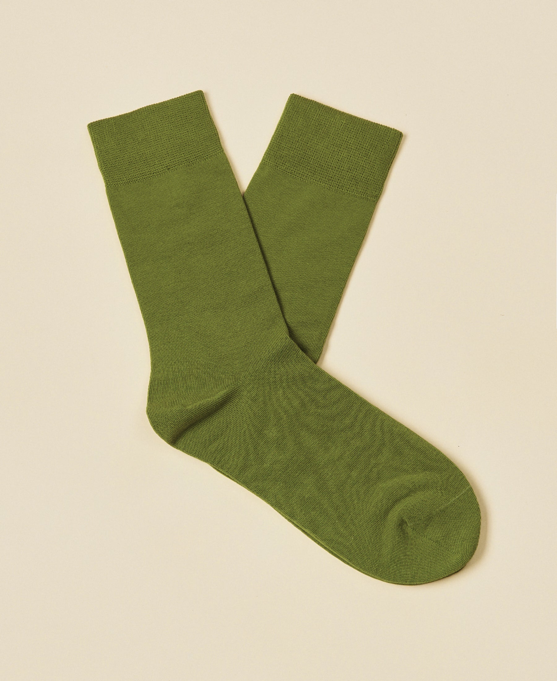 Women's Tube Socks Paper - Olive Green – Somatchi