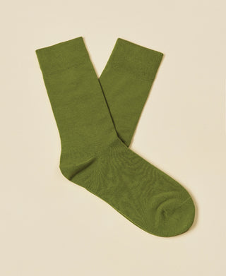 Women's Tube Socks Paper - Olive Green