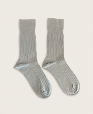 Women's Mercerized Rib Socks Audrey