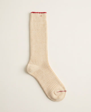 Unisex Heavyweight Ribbed Cotton Crew Socks