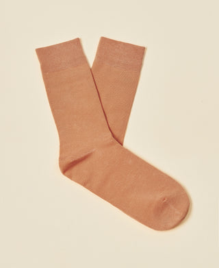 Women's Tube Socks Paper - Peach Cobbler