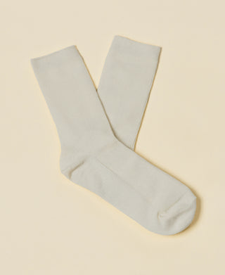 Women's Thin-Ribbed Cotton Socks Breeze - Pearl