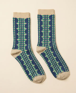 Graphique Geometric Crew Socks