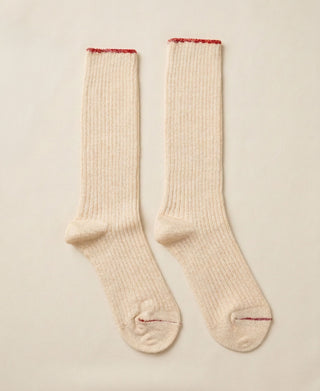 Unisex Heavyweight Ribbed Cotton Crew Socks