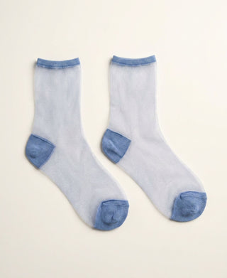 Petal Sheer Crew Socks
