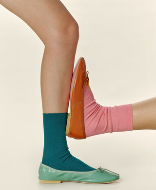 Women's Thin-Ribbed Cotton Socks Breeze