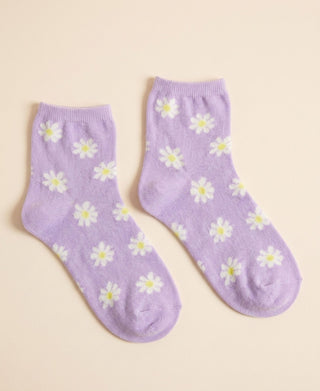 Daisy Day Cotton Ankle Socks