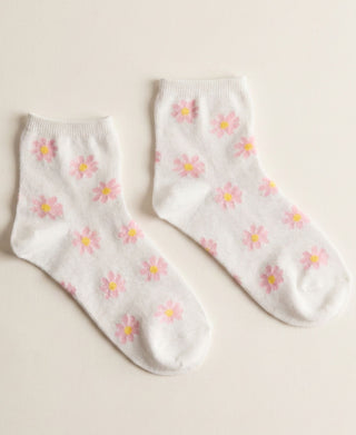 Daisy Day Cotton Ankle Socks