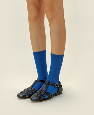 Women's Thin-Ribbed Cotton Socks Breeze