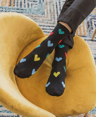 Candygram Hearts - Heart Crew Socks