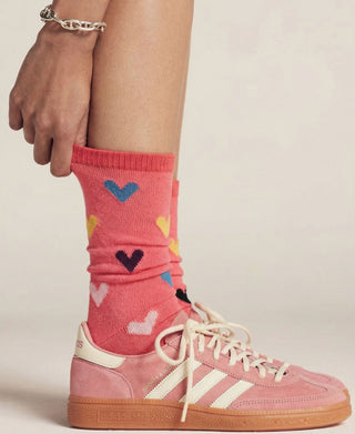 Candygram Hearts - Heart Crew Socks