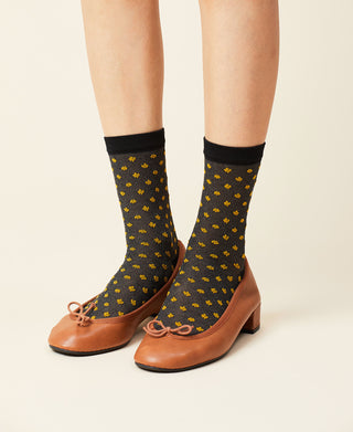 Women's Sheer Socks Paprika