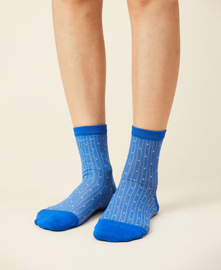 Women's Sheer Socks Paprika - Azure Zest