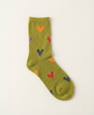 Candygram Hearts - Heart Crew Socks