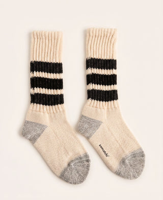 Unisex Triple-Stripe Crew Socks