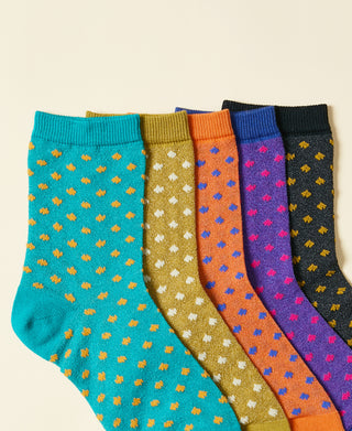 Women's Sheer Socks Paprika - Sapphire Fizz