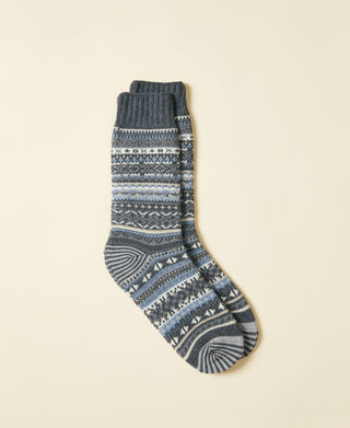 Men's Vintage Pattern Sock - 09