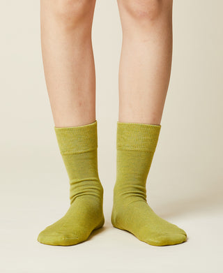 Women's Wool Crew Sock Clyde - Sage Green