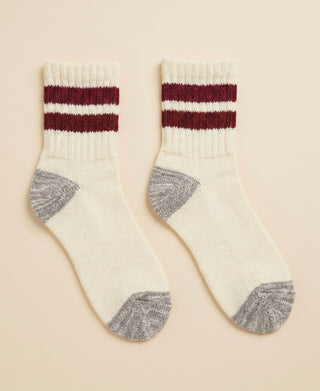 Varsity Cushioned Cotton Ankle Socks