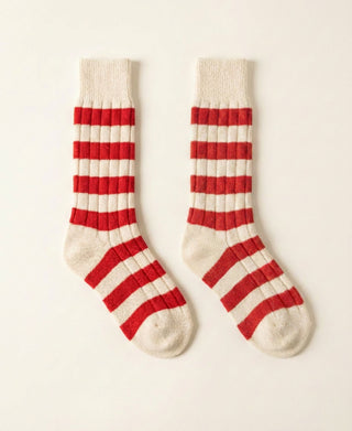 Unisex Striped Crew Socks