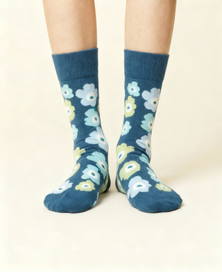 Women's Blossom Flowers Cotton Socks