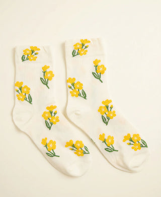 Bloom Garden Cotton Socks