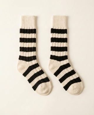 Unisex Striped Crew Socks