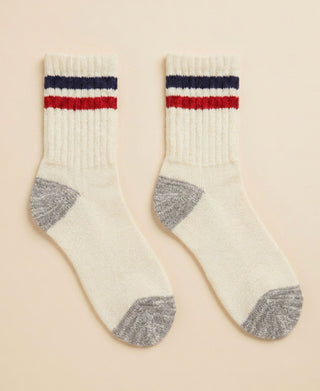 Varsity Cushioned Cotton Ankle Socks