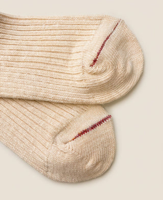 Unisex Heavyweight Ribbed Cotton Crew Socks