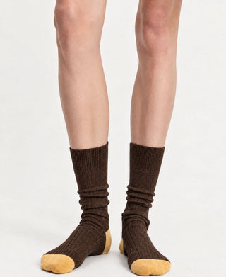 Women's Ribbed Soft Cotton Crew Socks