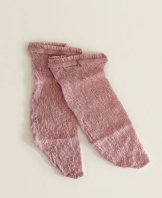 Floral Lace Ruffle Ankle Socks Rosset