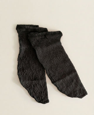 Floral Lace Ruffle Ankle Socks Rosset