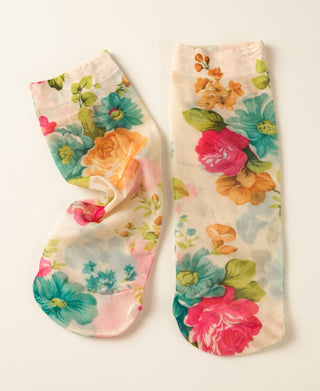 Bloom Silk Sheer Socks