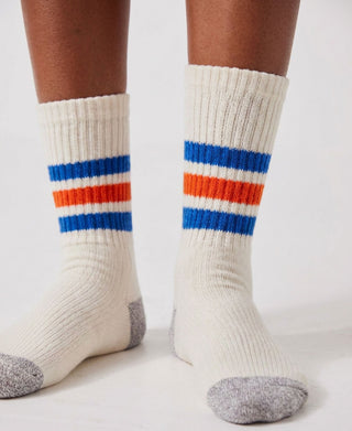 Unisex Varsity Cushioned Cotton Socks