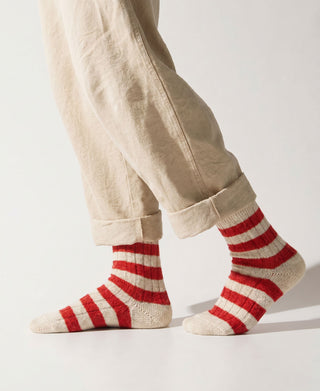 Unisex Striped Crew Socks