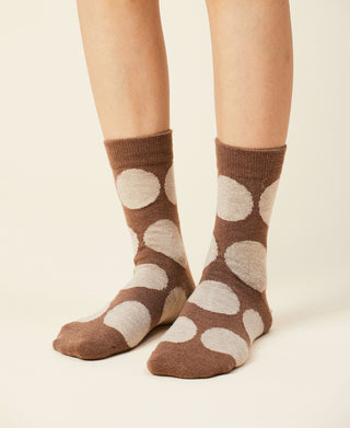 Women's Polka Dots Wool Socks Lisa