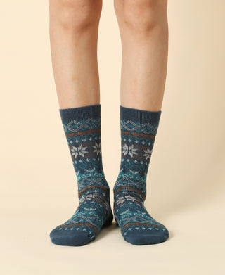 Women's Vintage Pattern Sock - 11