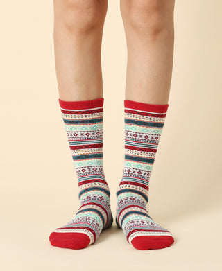 Women's Vintage Pattern Sock - 05