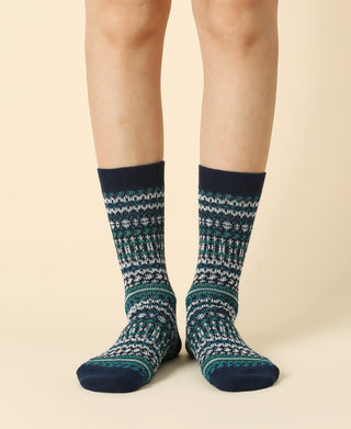 Women's Vintage Pattern Sock - 16