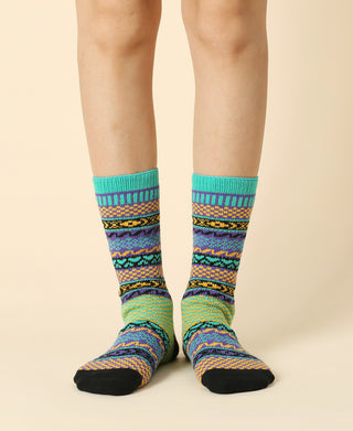 Women's Vintage Pattern Sock - 08