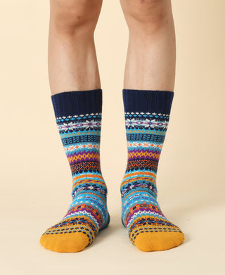 Men's Vintage Pattern Sock - 01