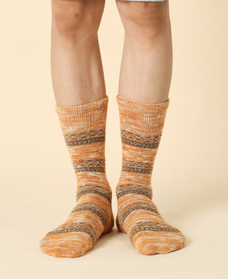 Men's Vintage Pattern Sock - 13